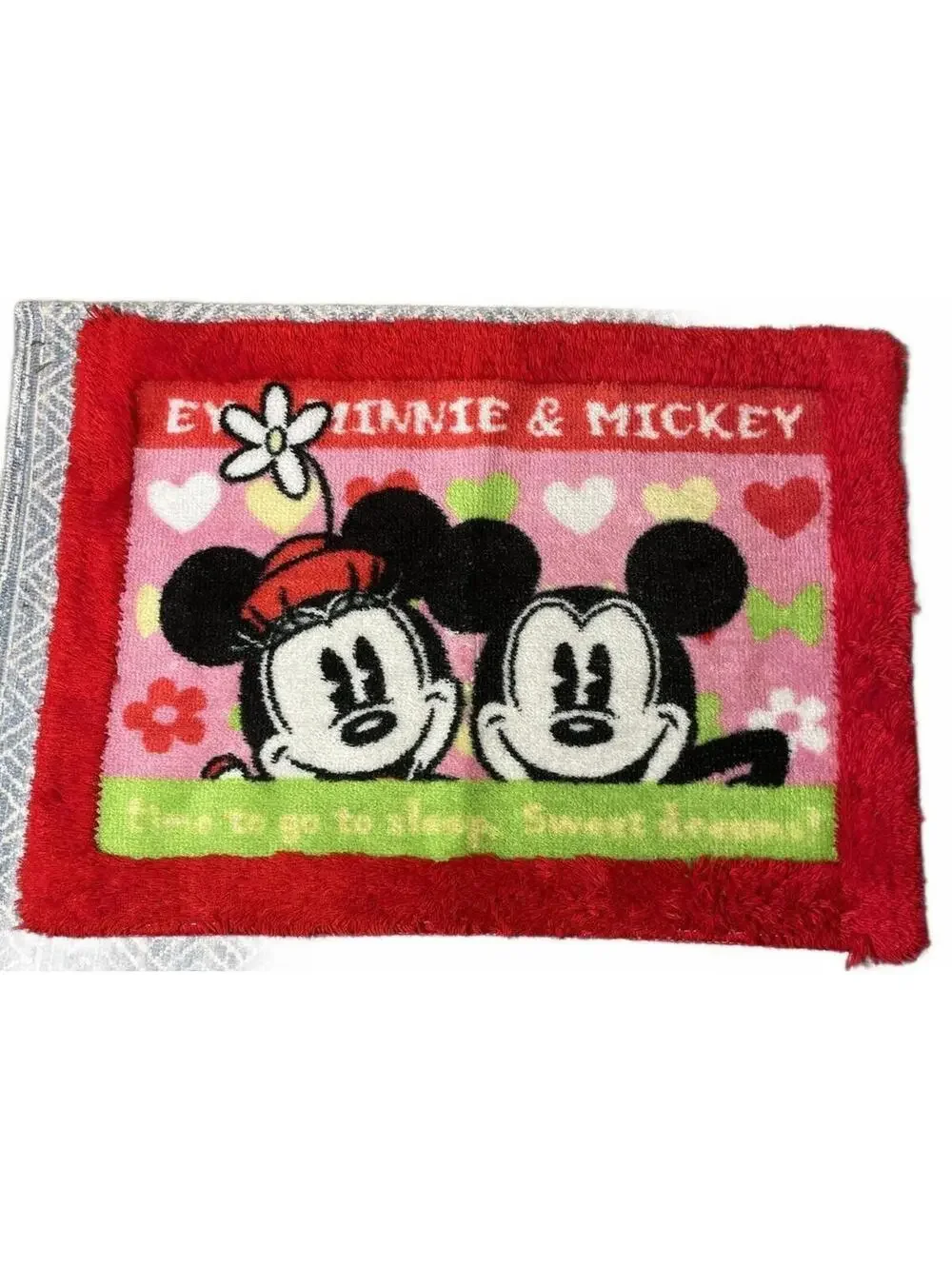 Vintage Disney Minnie & Mickey Bath Mat Rug Kids Collectable Gift Classic